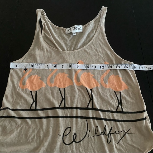 Wildfox Dancing Flamingo Graphic Tank - Picture 6 of 9